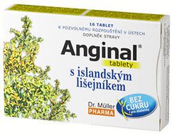 Dr.Muller Anginal tablety s islandským lišejníkem 16 tablet
