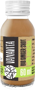 VanaVita BIO Zázvorový shot s matcha čajem 60 ml