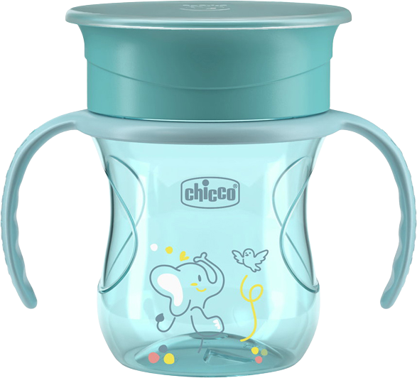 Chicco Hrneček 360 Perfect X s držadly teal, 12m+ 200 ml