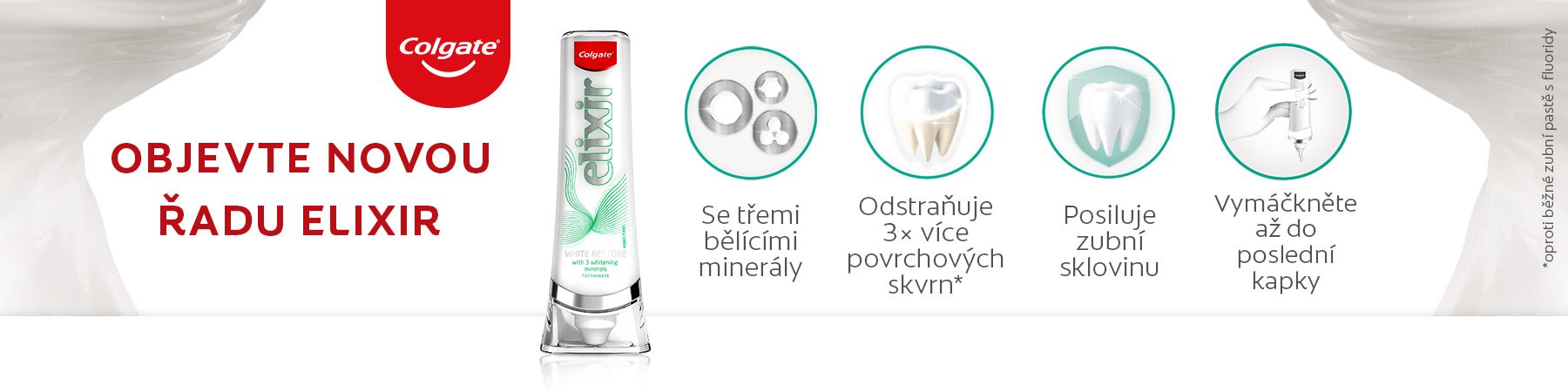 Colgate Elixir White Restore zubní pasta 80 ml 