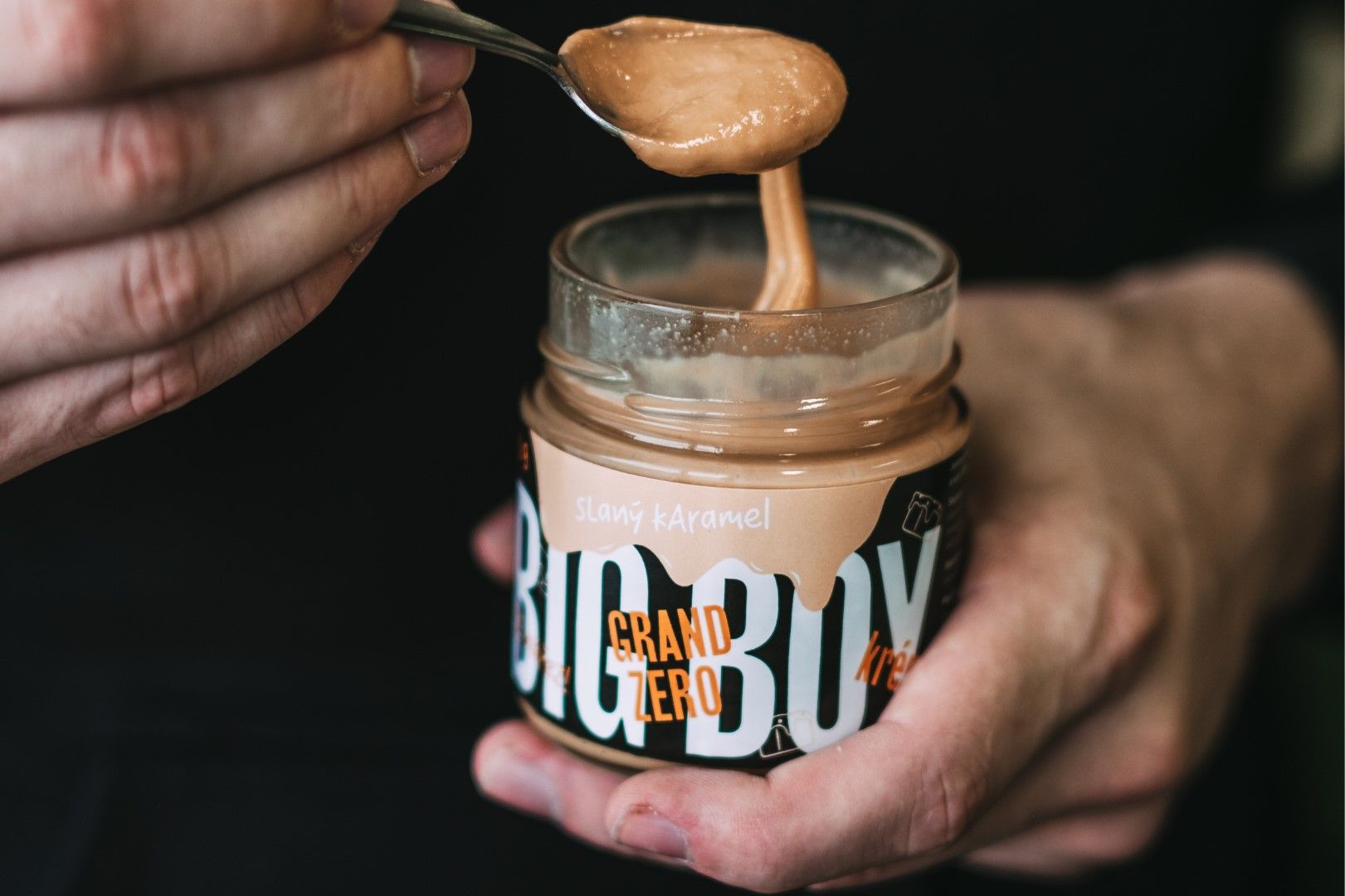 Big Boy BIG BOY® Grand zero s příchutí slaný karamel 220 g