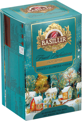 Basilur Christmas Fruit Hot Apple 20 x 1.8 g