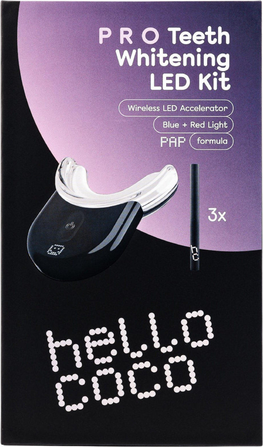 Hello Coco  PAP+ Pro Teeth Whitening LED Kit
