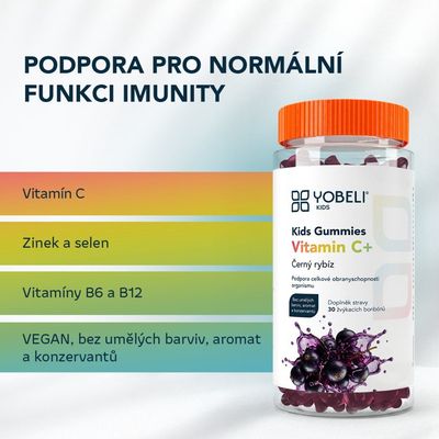 Lobey Kids omega & multivitamin Gummies - rybíz 30 ks