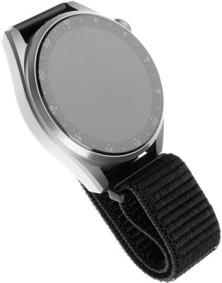 Fixed Nylonový řemínek Nylon Strap s šířkou 22 mm pro smartwatch, černý