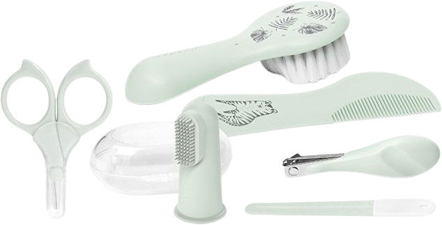Suavinex Hygge Hygienická sada - zelená 6 ks