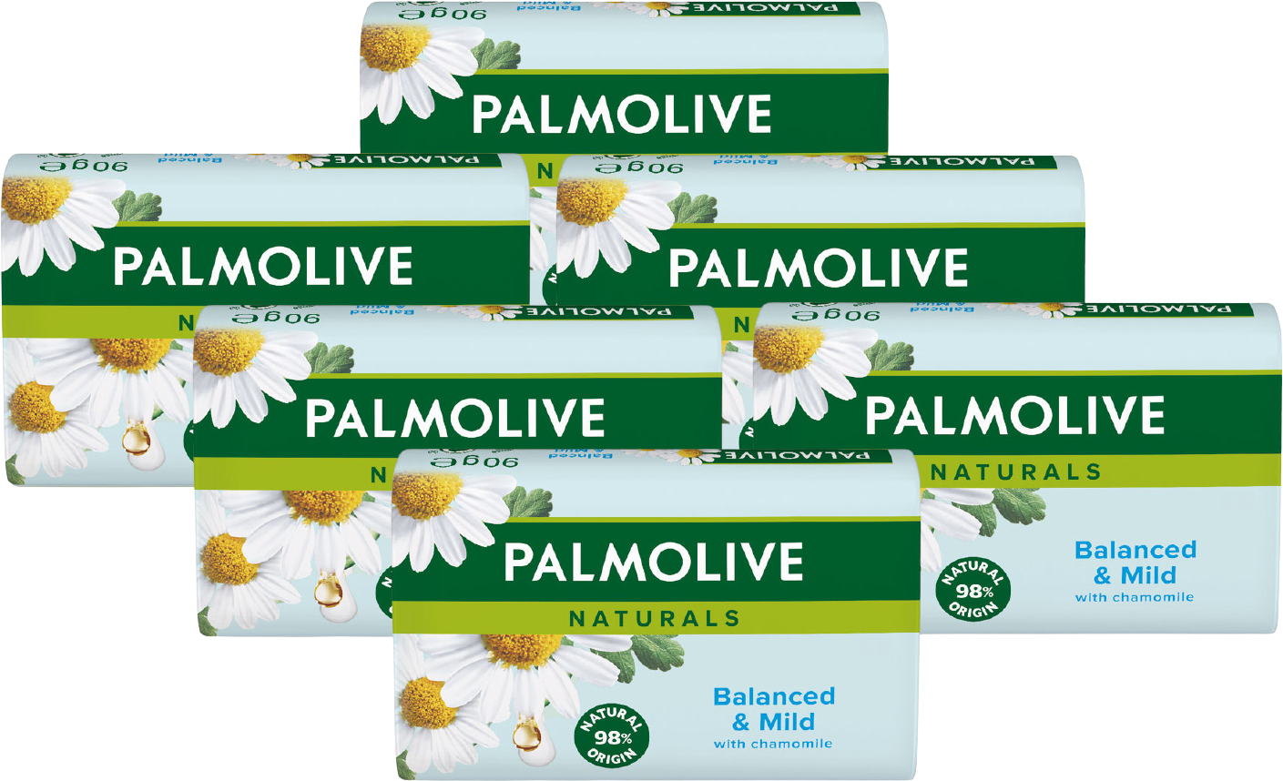 Palmolive mýdlo Heřmánek 6 x 90 g