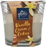 Glade Vanilia Cream Cookies, Vonná svíčka 112 g