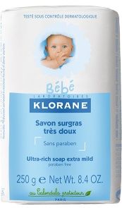 Klorane BEBE Výživné dětské mýdlo 250 g
