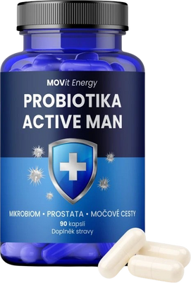 MOVit Energy Probiotika ACTIVE MAN 90 kapslí
