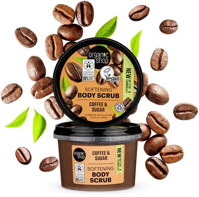 Organic Shop tělový peeling Brazilská káva 250 ml