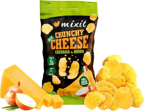 Mixit Křupavý sýr do kapsy - Irský cheddar & cibule 20 g