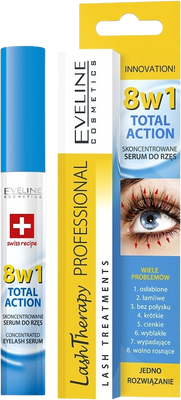 Eveline Total Action – sérum na řasy 8v1 10 ml