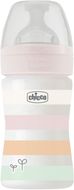 Chicco Láhev kojenecká Well-being silikon, děvče 150 ml