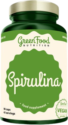 GreenFood Nutrition Spirulina 90 kapslí