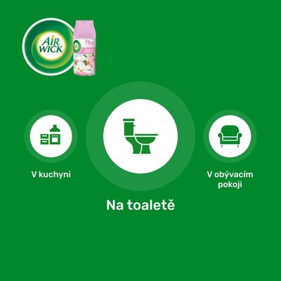 Airwick Náplň do automatického difuzéru Freshmatic Magnólie a třešeň 250 ml