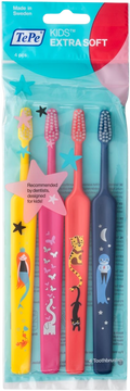 TePe Zubní kartáček Kids x-soft 4 ks