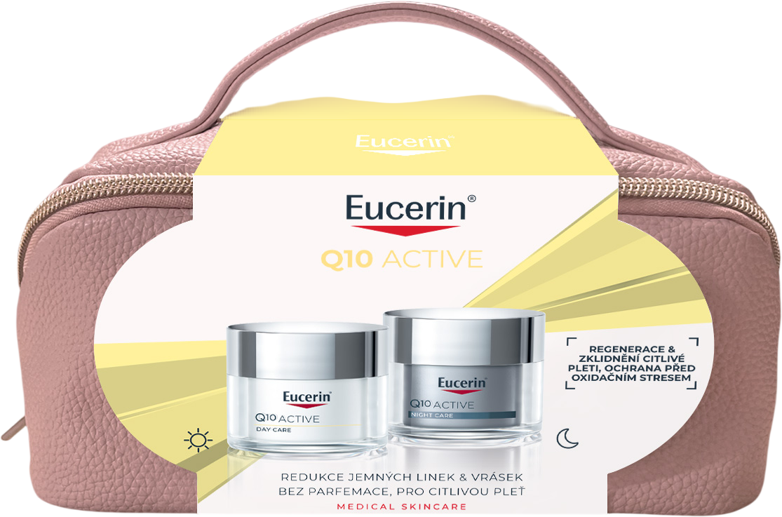 Eucerin Q10 Active vánoční balení 2 x 50 ml