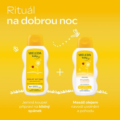 Weleda Měsíčková koupel na dobrou noc 200 ml