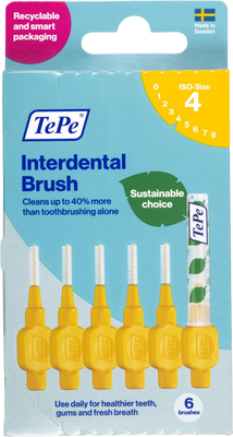TePe MK Original 0,7 mm žluté, krabička 6 ks