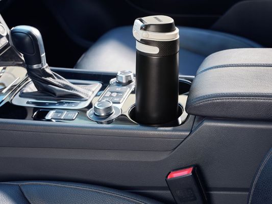 Leifheit Termoska se šikovným uzávěrem - černá 600 ml