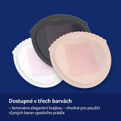 LOVI Vložky do podprsenky antibakteriální Discreet Elegance černé 20 ks