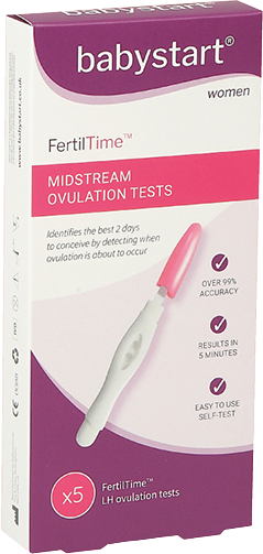 BabyStart FertilTime ovulační testy v balení 5 ks