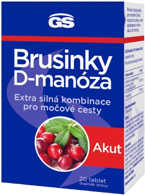 Cemio GS Brusinky & D-manóza Akut 20 tablet