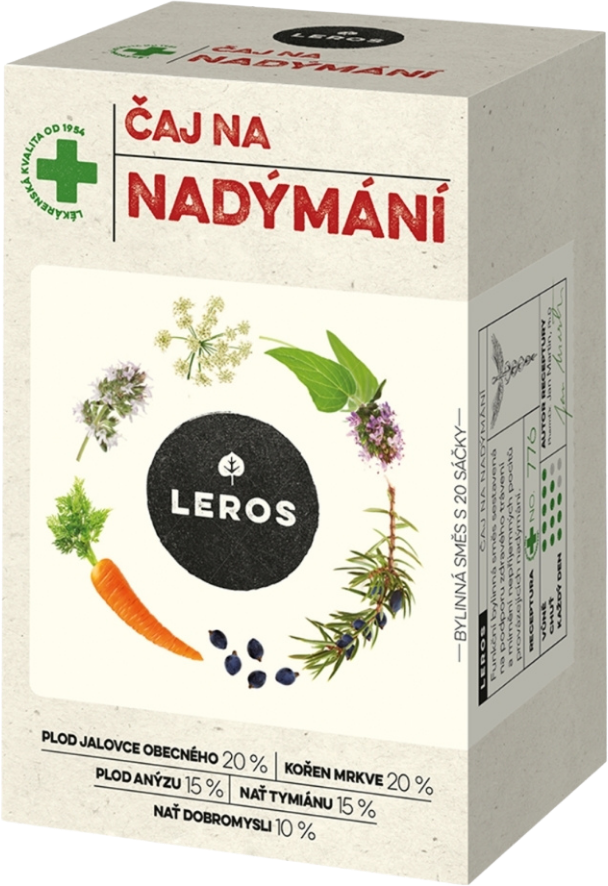 Leros Čaj na nadýmání 20 x 1.5 g