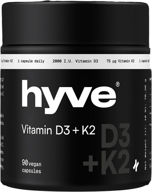 hyve Vitamín D3+K2 90 kapslí