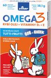 Vitar Kids Omega 3 + vitaminy D3 + E 60 kapslí