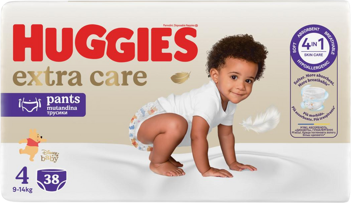 Huggies® Extra care pants 4 38 ks
