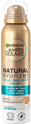 Garnier Ambre Solaire natural bronzer samoopalovací tělová mlha 150 ml