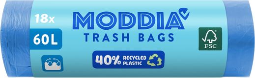 Moddia Odpadkové pytle zavazovací 18 x 60 l