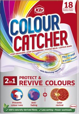 K2r Ubrousky prací colour catcher 18 ks