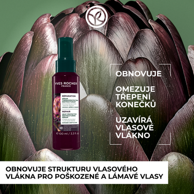 Yves Rocher Haircare Botanical Solutions, Regenerační sérum s tepelnou ochranou 100 ml
