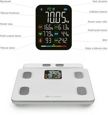 TrueLife FitScale W8 White