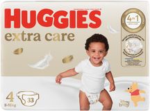 Huggies® Extra Care 4, 33 ks