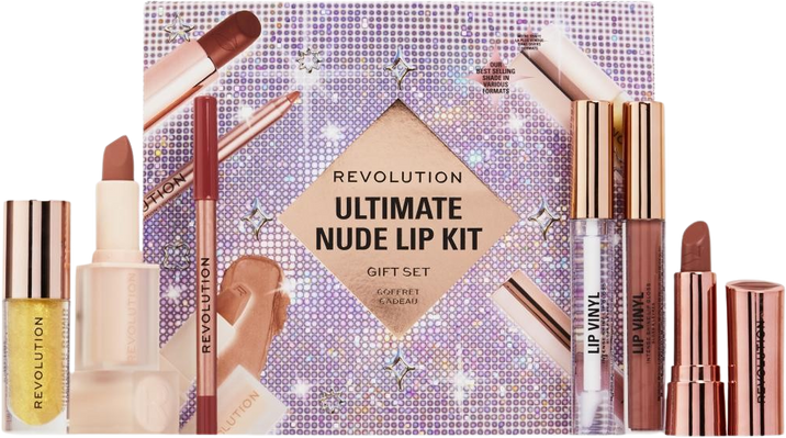Revolution Ultimate Nude Lip Kit dárková sada