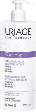 Uriage Osvěžující mycí gel na intimní hygienu Gyn Phy Refreshing Gel Intimate Hygiene 500 ml