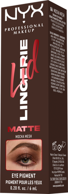 NYX Professional Makeup Tekuté oční stíny Lid Lingerie - 06 Mocha Mesh 6 ml