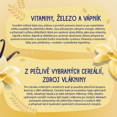 Sunar mléčná krupicová kaše na dobrou noc vanilková XXL 340 g