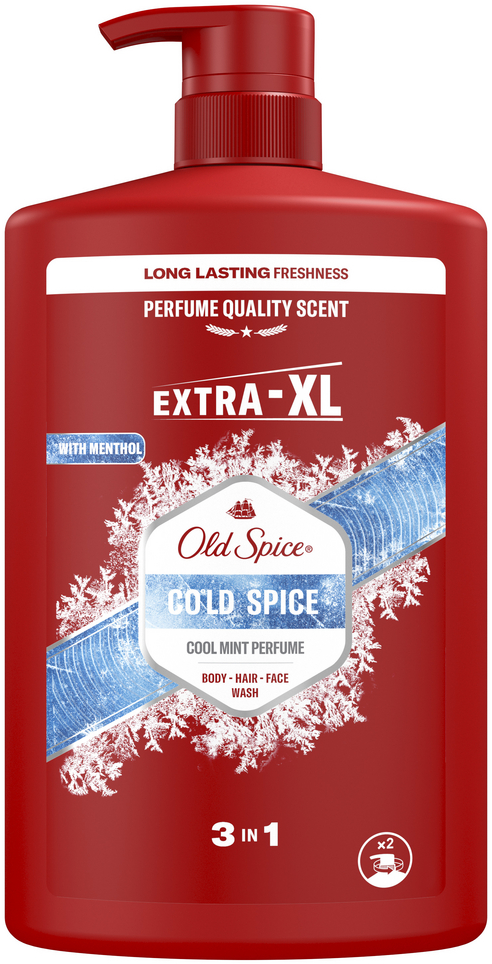 Old Spice Sprchový gel 3v1 Cold Spice XL 1000 ml