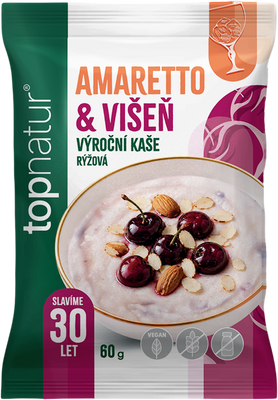 Topnatur Výroční kaše Amaretto & višeň 60 g