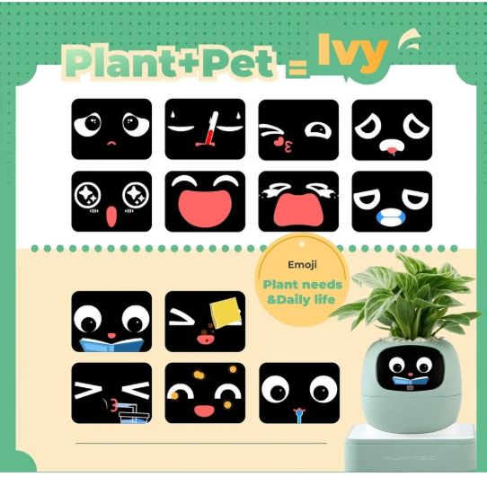 Plantosio Ivy Inteligentní květináč gen 2 růžový