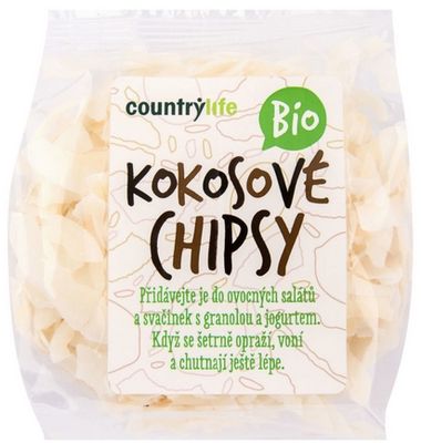 Country Life Kokosové chipsy BIO 150 g