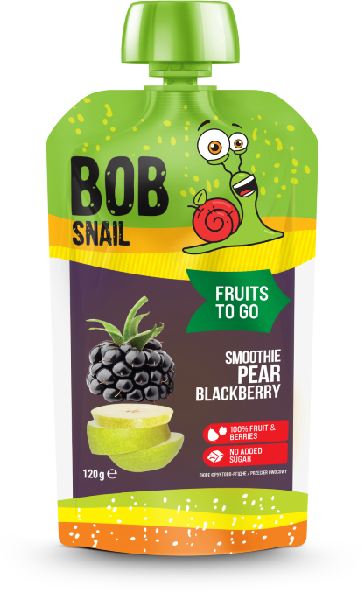 Šnek BOB Smoothie hruška-ostružina 120 g