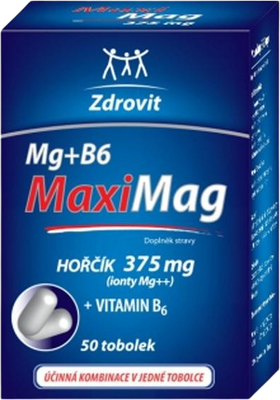 MaxiMag Magnezium+B6 FORTE 50 tobolek