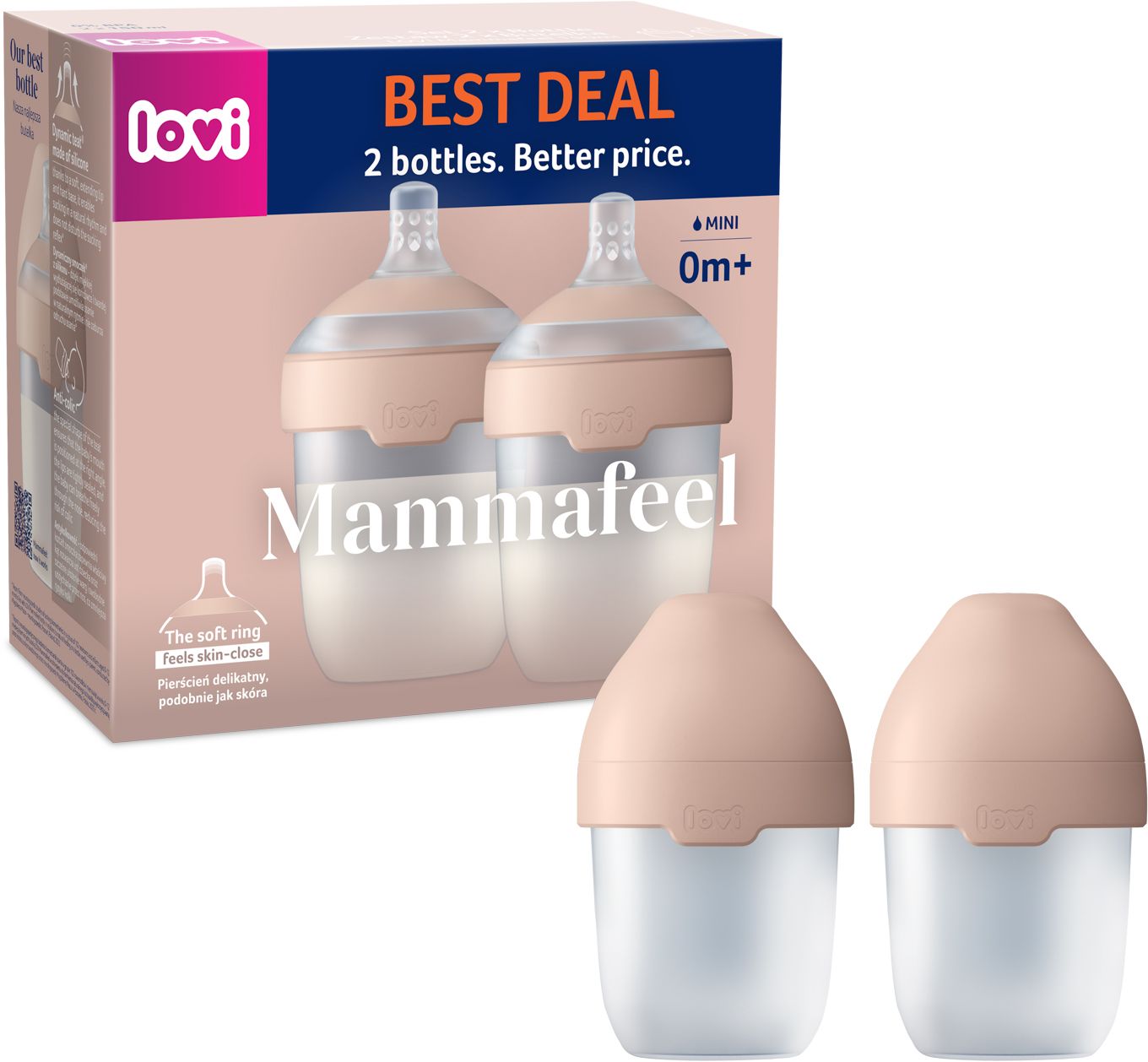 LOVI Set lahví MAMMAFEEL 2 x 150 ml