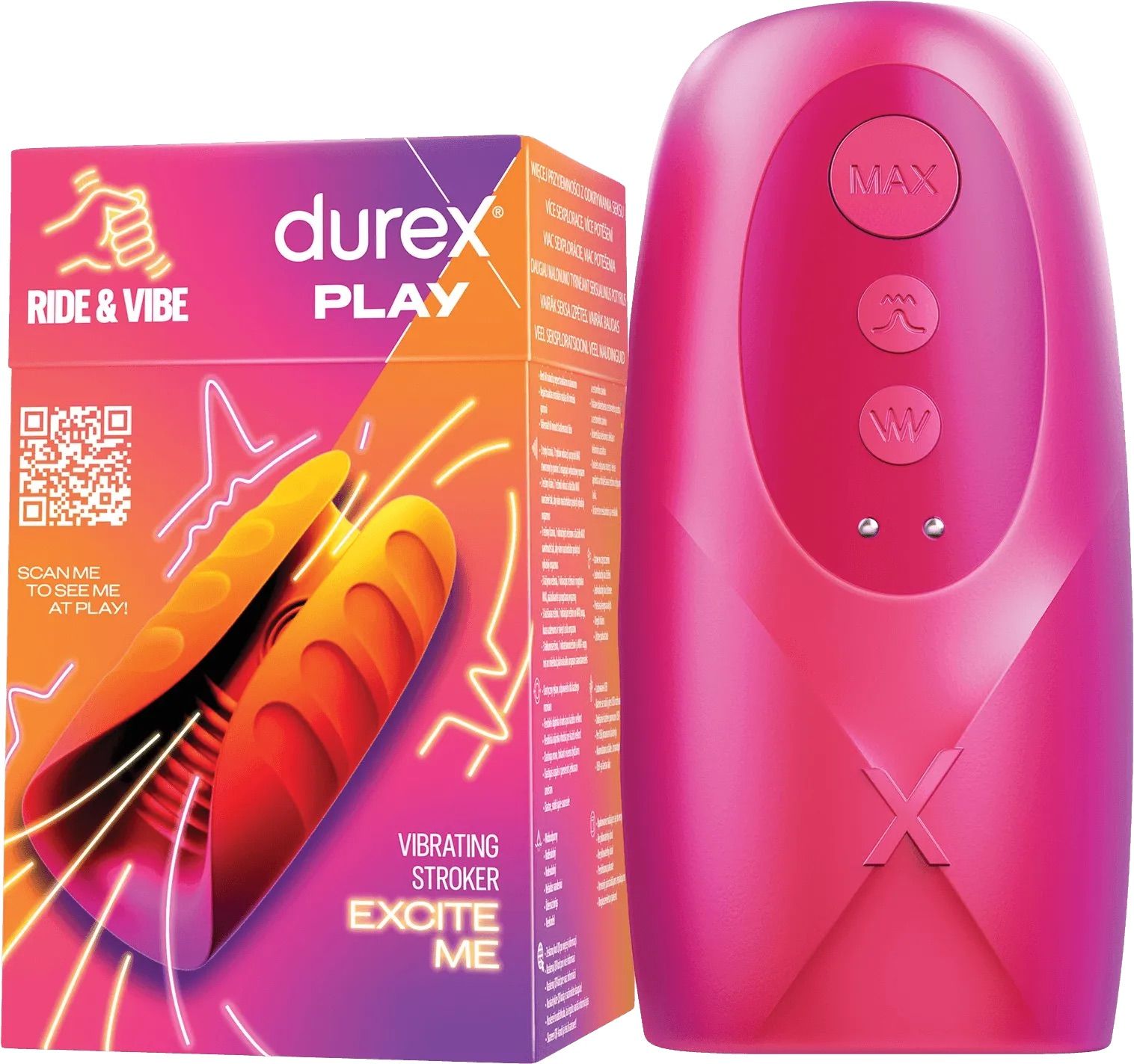 Durex SEX Play Masturbátor vibrační